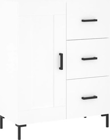 vidaXL Ντουλάπι Λευκό 69,5 x 34 x 90 εκ. από Επεξεργασμένο Ξύλο