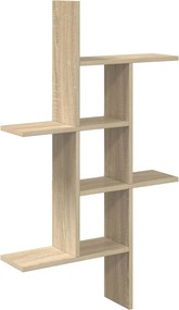 vidaXL Ράφι Τοίχου Sonoma Δρυς 61 x 15 x 102 εκ