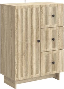 vidaXL Πλαϊνό γραφείο Sonoma Δρυς 66 x 34,5 x 90 εκ Επεξεργασμένο Ξύλο