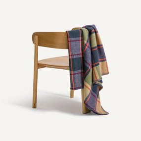 Μάλλινο καρό ριχτάρι Kaspi