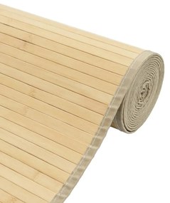 vidaXL Χαλί Ορθογώνιο Ανοιχτό Φυσικό 70 x 300 εκ. Μπαμπού
