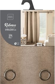Κουρτίνα Winona Douceur d'intérieur - 140x260cm - Καφέ