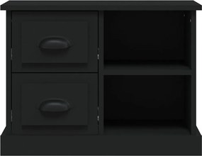 vidaXL Κομοδίνο Μαύρο 60 x 35,5 x 45 εκ.