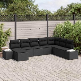 vidaXL Σετ Καναπέ Κήπου 8 pcs 319 x 209 x 85 εκ. Πολυ ράταν