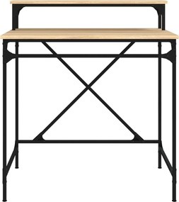 vidaXL Γραφείο Sonoma Δρυς 80x50x90 εκ. από Επεξεργασμένο Ξύλο