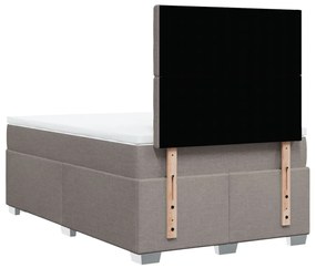 ΚΡΕΒΑΤΙ BOXSPRING ΜΕ ΣΤΡΩΜΑ TAUPE 120X190 ΕΚ. ΥΦΑΣΜΑΤΙΝΟ 3292745