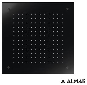 Almar Black Matt PVD Κεφαλή εντοιχισμού οροφής 1 ροής E044046-400