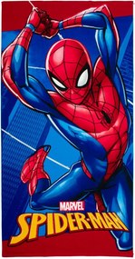 Παιδική Πετσέτα Θαλάσσης Microfiber (70x140) Dimcol Spider-Man 184 Blue