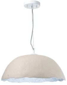 Φωτιστικό Οροφής Μονόφωτο Aca V3729451PWS Cream/Silver
