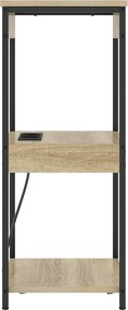 vidaXL Κομοδίνο Δρύς Sonoma 41 x 31 x 76 εκ. Επεξεργασμένο ξύλο