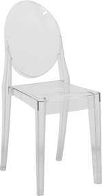 Καρέκλα Narova pakoworld διάφανο PC 40x45x92εκ