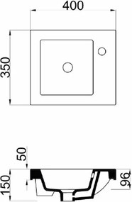 Orabella Type 40 - Νιπτήρας μπάνιου