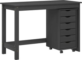vidaXL Σετ Γραφείου και Κινητού Ντουλαπιού MOSS 2 pcs Γκρι