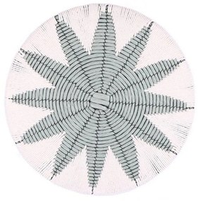 Διακοσμητικό Επιτοίχιο LAF123 40x40cm Light Blue Espiel Βαμβάκι,Χαρτί