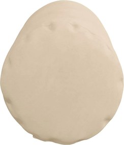 vidaXL Μαξιλάρια Στήριγμα 2 pcs Κρεμ Ø 25 x 70 cm Ύφασμα Μικροΐνας