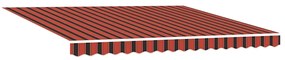 vidaXL Σκηνίτσα Αναδιπλούμενη with 400 x 350 εκ πορτοκαλί και καφέ