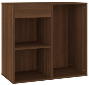808840 vidaXL Ντουλάπι Καλλυντικών Καφέ Δρυς 80x40x75 εκ. Επεξ. ξύλο