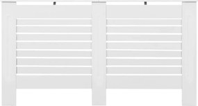 vidaXL Καλύμματα Καλοριφέρ 2 τεμ. Λευκά 152 x 19 x 81,5 εκ. από MDF
