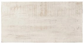 vidaXL Τραπεζαρία Λευκή 120 x 60 x 76 εκ. από Μασίφ Ξύλο Μάνγκο
