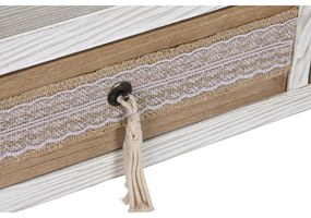 Τραπεζάκι Καφέ DKD Home Decor Έλατο βαμβάκι (110 x 60 x 50 cm)