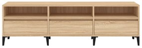 vidaXL Έπιπλο Τηλεόρασης Sonoma Δρυς 150x30x44,5 εκ. Επεξ. Ξύλο
