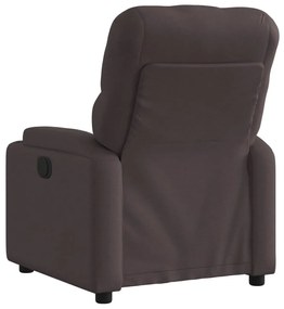 vidaXL Πολυθρόνα Ανακλινόμενη Σκούρο Καφέ Υφασμάτινη