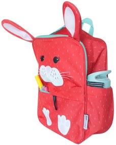 Σχολική Τσάντα Νηπιαγωγείου (25.4x10.2x30.5) Zoocchini Red Bunny