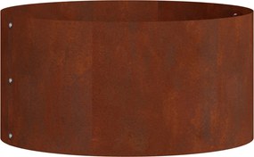vidaXL Δακτύλιος γλάστρας Σκ rusty 40 x 40 x 20 cm