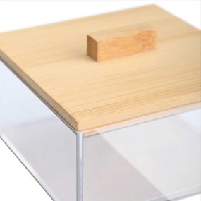 Κουτί Αποθήκευσης (9x9x6) Homely Bamboo Essentials 02-17675