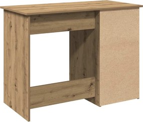 vidaXL Γραφείο Καφέ Δρυς 102x50x75 εκ. από Επεξεργασμένο Ξύλο