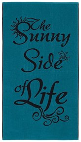 LINO ΠΕΤΣΕΤΑ ΘΑΛΑΣΣΗΣ SUNNY LIFE BLACK-PETROL 86X160