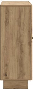vidaXL Πλαϊνό γραφείο Artisan Δρυς 66 x 34,5 x 90 εκ