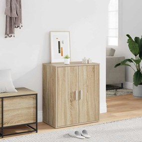 vidaXL Παπουτσοθήκη Sonoma Δρυς 60 x 35 x 70 εκ. από Επεξ. Ξύλο