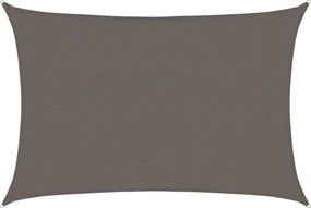 vidaXL Πανί Σκίασης Ανθρακί 3 x 5 μ. από HDPE 160 γρ./μ²
