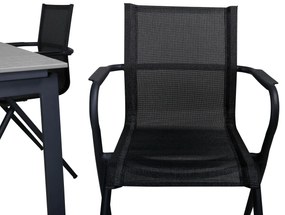 Σετ Τραπέζι και καρέκλες Dallas 686, Polyξύλο, 64 kg, Μέταλλο, Ύφασμα | Epipla1.gr