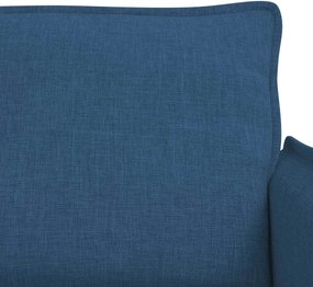 vidaXL Σετ Καναπέ 2 pcs Μπλε 136 x 82 x 85 εκ Ύφασμα