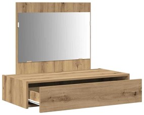 vidaXL Τραπέζι περιποίησης Καφέ 83 x 40 x 70 εκ Επεξεργασμένο ξύλο