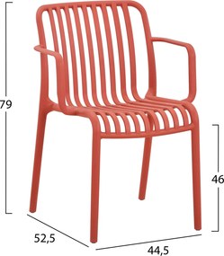ΠΟΛΥΘΡΟΝΑ ΕΞΩΤ.ΧΩΡΟΥ CONVEE HM6105.05 ΚΟΚΚΙΝΟ ΠΟΛΥΠΡΟΠΥΛΕΝΙΟ 55x56x79Yεκ.