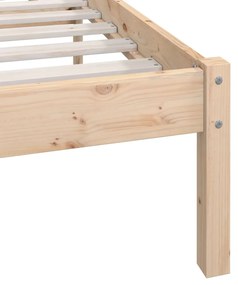 vidaXL Πλαίσιο Κρεβατιού 180x200 εκ. Μασίφ Ξύλο Πεύκου Super King Size