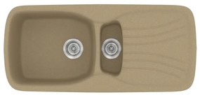 Sanitec Classic 309 Metallic Cream Νεροχύτης