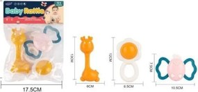 Σετ βρεφικές κουδουνίστρες &amp; μασητικά - 326-B1333 - 308263