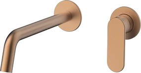 Orabella Oval 10477 Rose Gold PVD - Εντοιχιζόμενη μπαταρία νιπτήρα