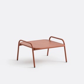 Χαμηλό τραπεζάκι με υποπόδιο από αλουμίνιο, Lysa