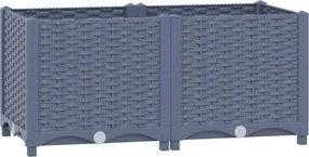 vidaXL Ζαρντινιέρα 80 x 40 x 38 εκ. από Πολυπροπυλένιο