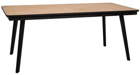 Τραπέζι Ξύλινο 88202 180x90x77cm Natural-Black