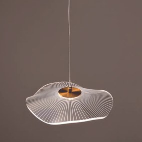 Φωτιστικό Κρεμαστο Aca ZM34LEDP22BR NIMFEA Οξυντέ (Bronzed) 3000K