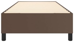 Πλαίσιο Κρεβατιού Boxspring Καφέ 90x200 εκ. Συνθετικό Δέρμα - Καφέ