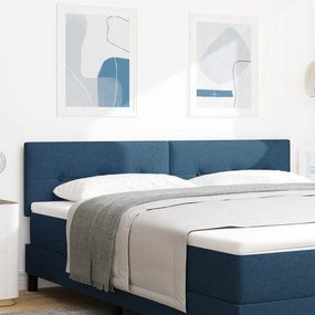 vidaXL Κεφαλάρι με κουμπιά Μπλε 180 εκ Υφάσματος