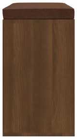 vidaXL Παπουτσοθήκη Καφέ Δρυς 103x30x48 εκ. από Επεξεργασμένο Ξύλο