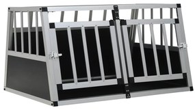 Κλουβί Σκύλου με Διπλή Πόρτα 89 x 69 x 50 εκ.